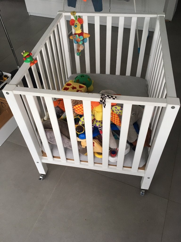 babybox, Ophalen, Gebruikt, Rechthoekig, In hoogte verstelbaar