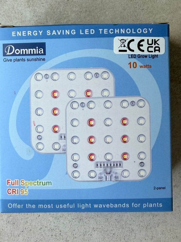 Lampe de culture LED pour plantes (10 W, spectre complet), Enlèvement