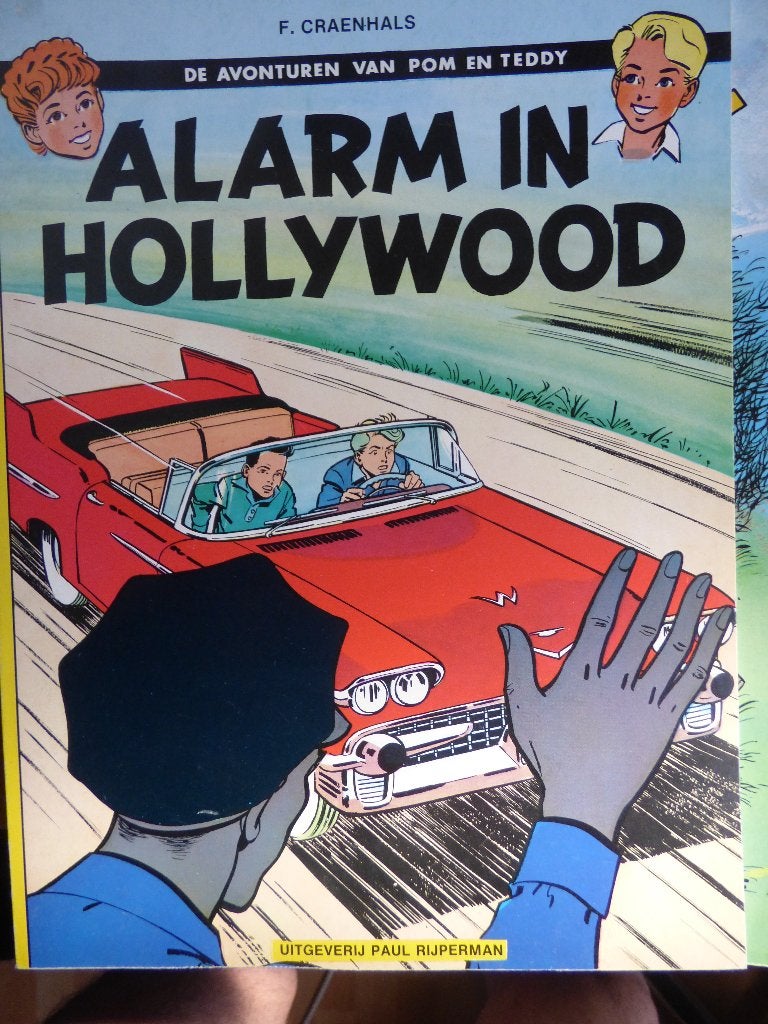 de avonturen van pom & teddy ,  alarm in hollywood, Boeken, Ophalen of Verzenden