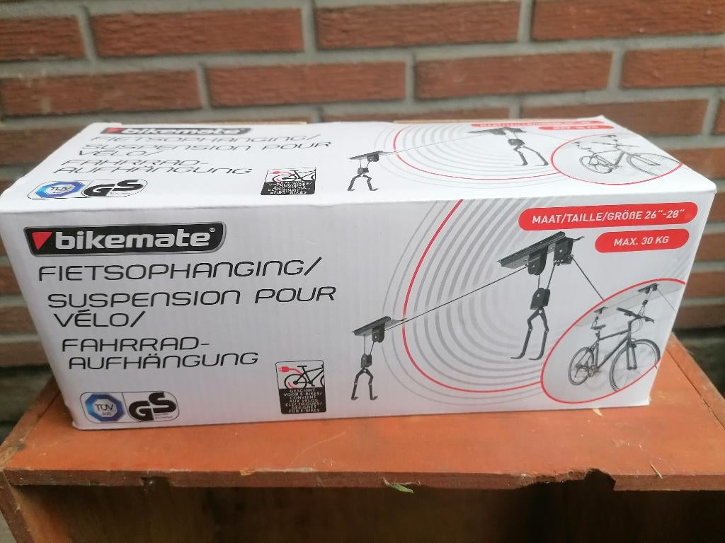 Dit is een Bikemate fietsophangsysteem voor aan het plafond, Fietsen en Brommers, Ophalen, Nieuw