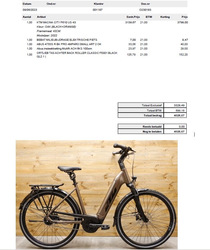 KTM Macina City  US43, Vélos & Vélomoteurs, Vélos | Femmes | Vélos pour femme, Comme neuf, Autres marques, Vitesses, Frein à disque