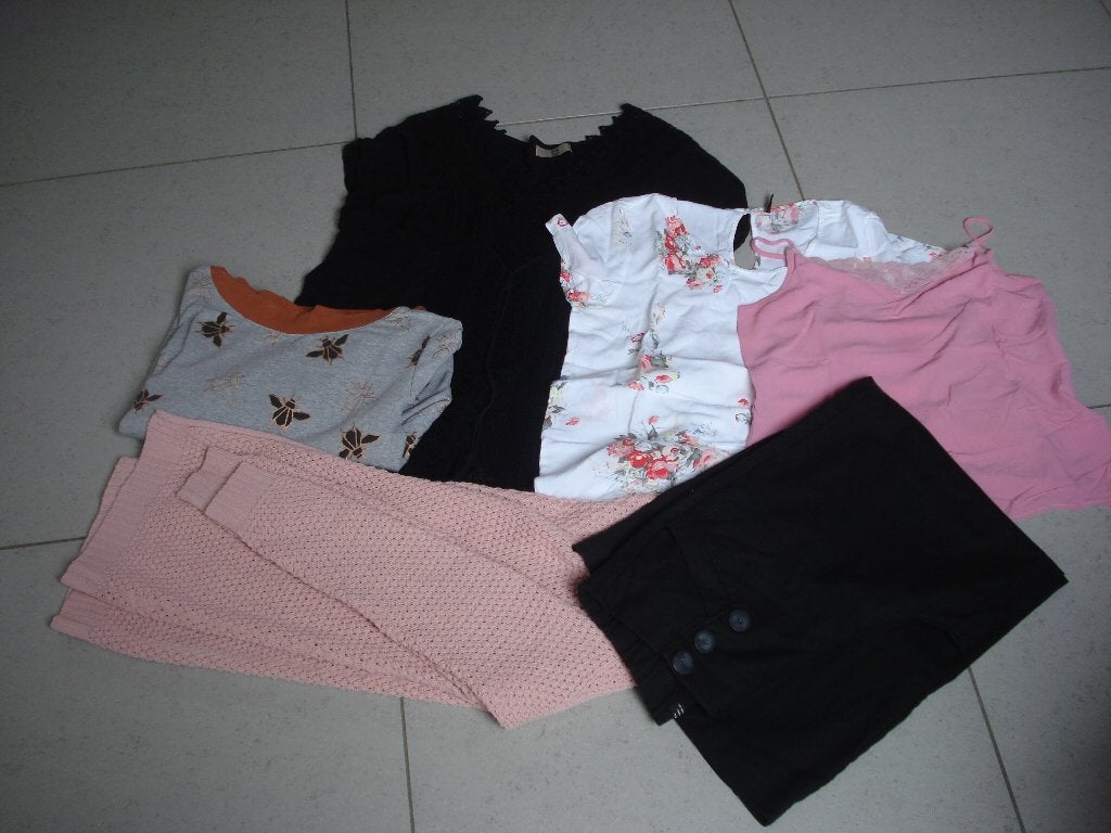 Pakket kledij, dames/meisjes. mt S/38 (31 stuks), Ophalen of Verzenden, Gedragen, Maat 36 (S)