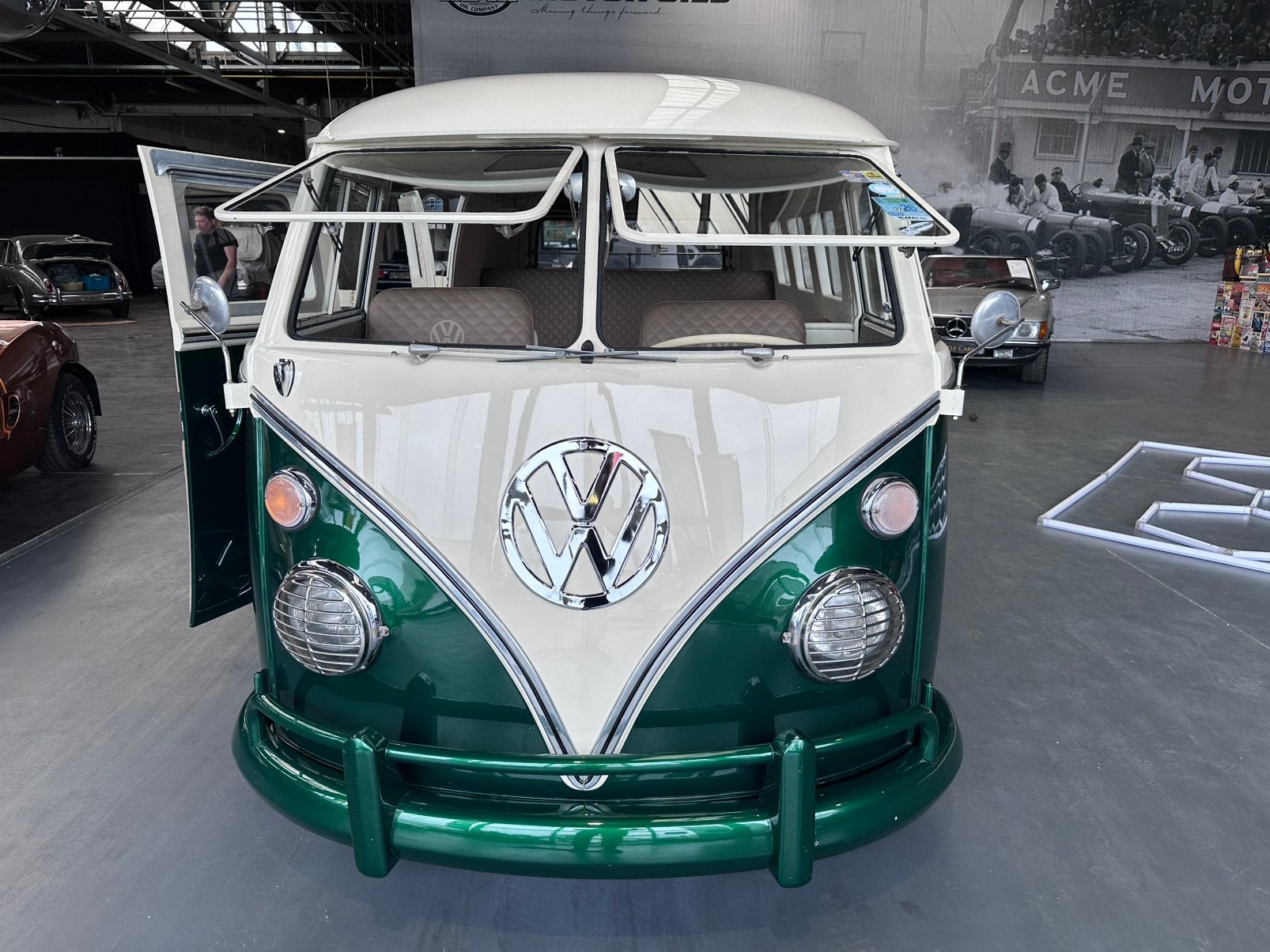 Volkswagen T1 splitbus - 1964 - 2300cc - custom!, Autos, Cuir, Achat, Entreprise, 5 places