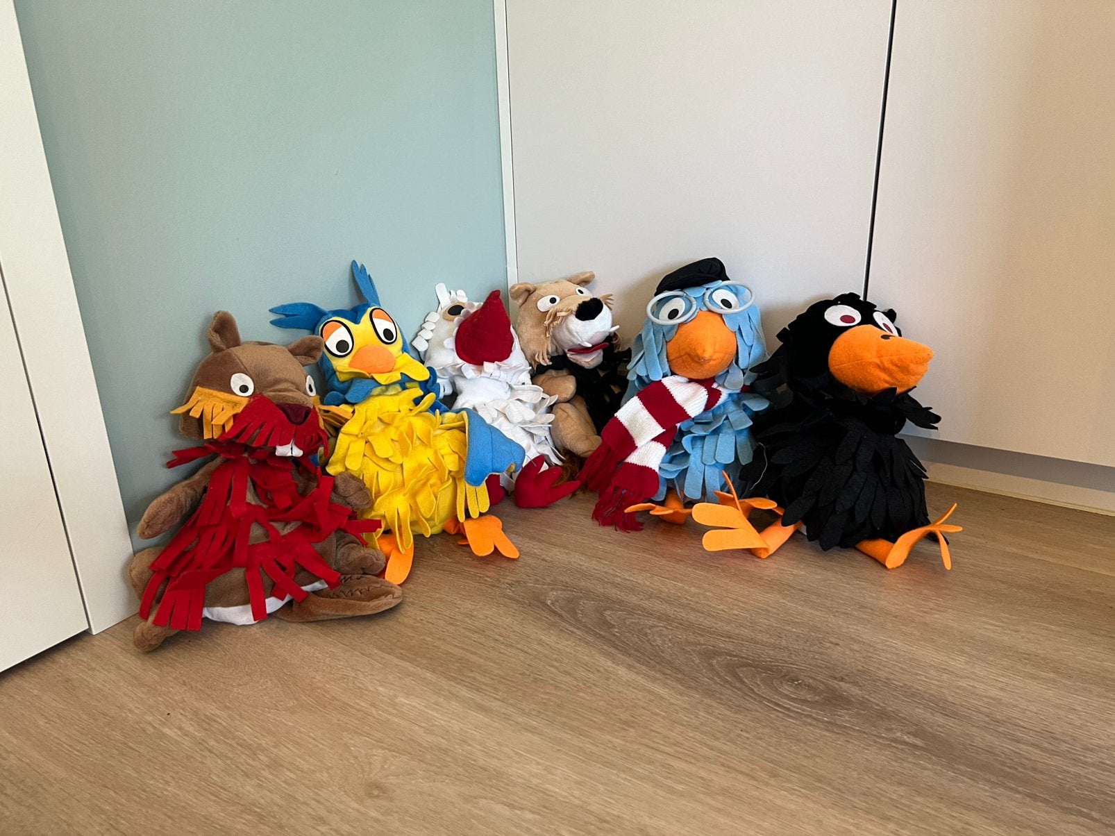 6 handpoppen de Fabeltjeskrant, Enlèvement, Comme neuf