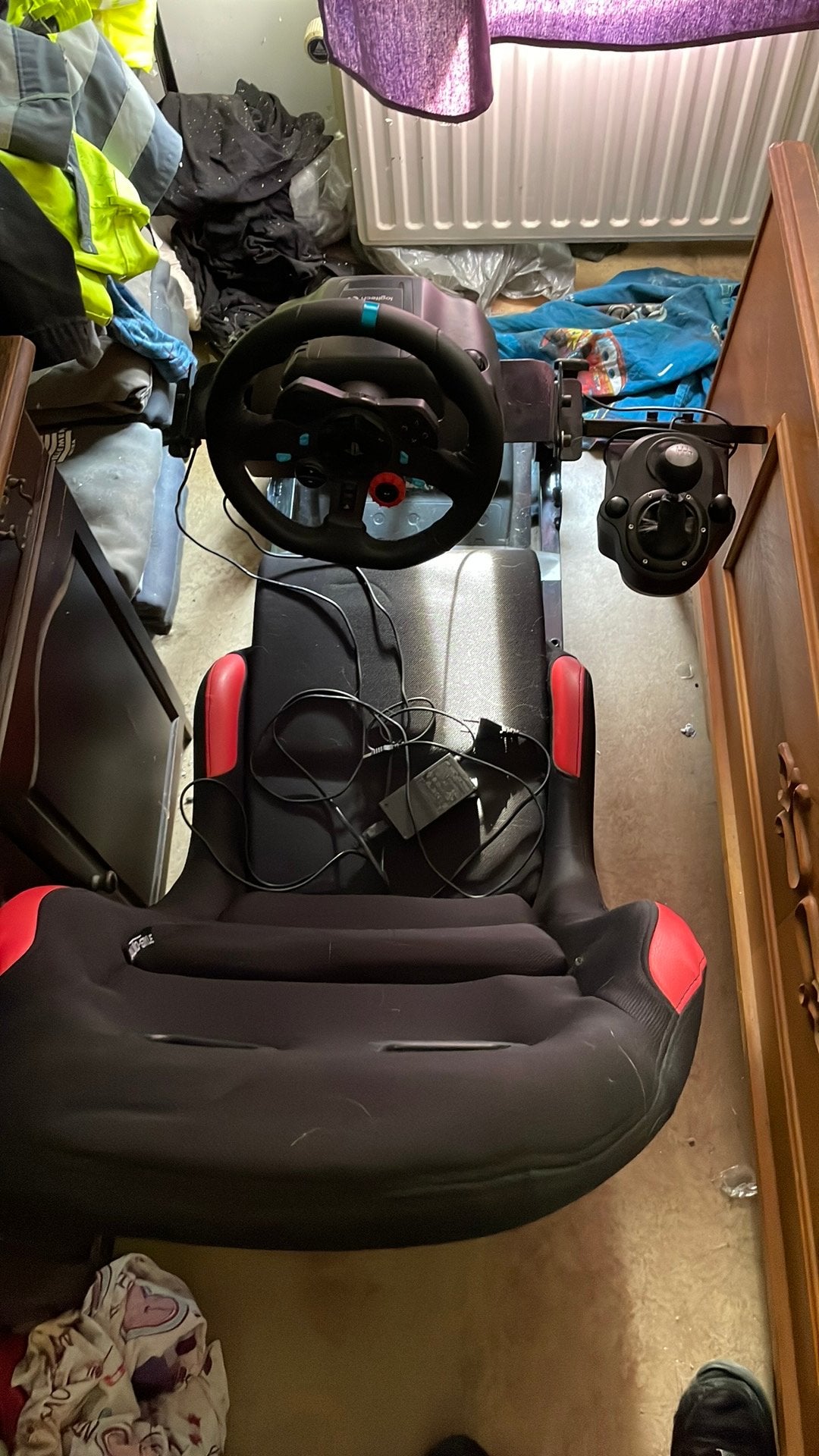 Logitech g29 stuur+pedalen+vitessepook+stoel, Ophalen, Zo goed als nieuw