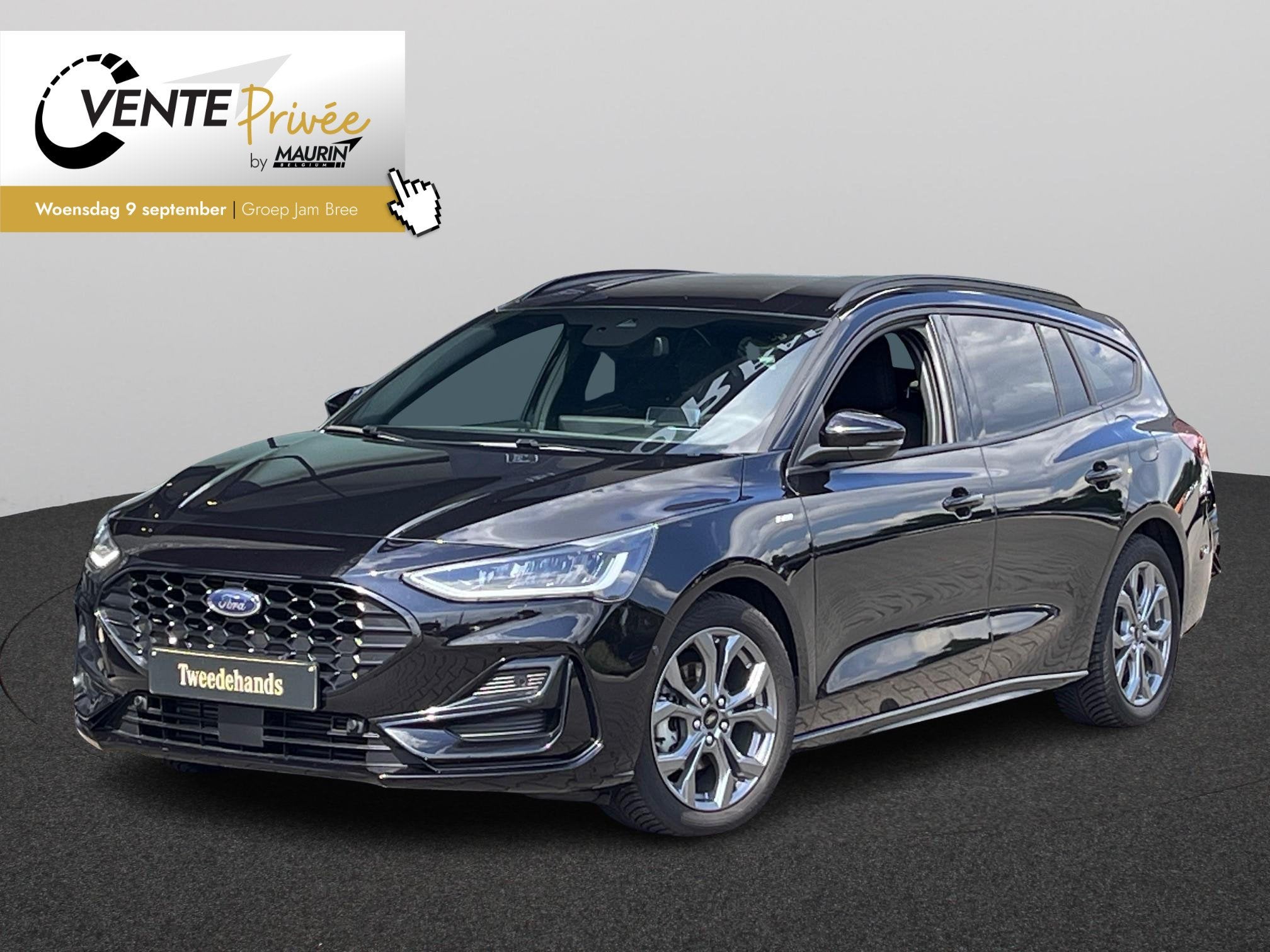 Ford Focus Clipper 1.0i EcoBoost MHEV 92kW ST-Line Design, Auto's, Ford, Stof, Gebruikt, Zwart, Zwart