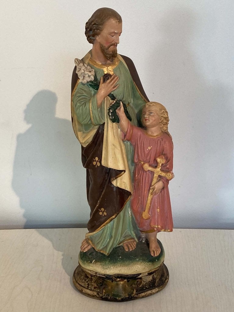 Beeld heilige Jozef (45 cm), Antiek en Kunst, Ophalen of Verzenden