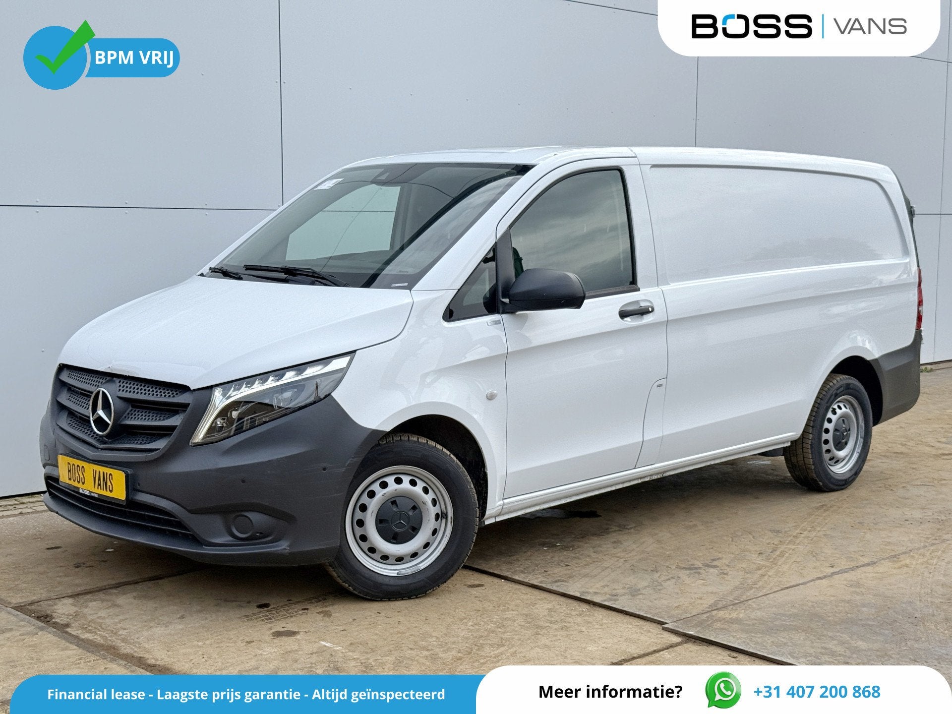 Mercedes-Benz Vito 116 1.9 CDI Automaat L2H1 LED Airco Carpl, Autos, Achat, Capteur de lumière, Entreprise, Automatique