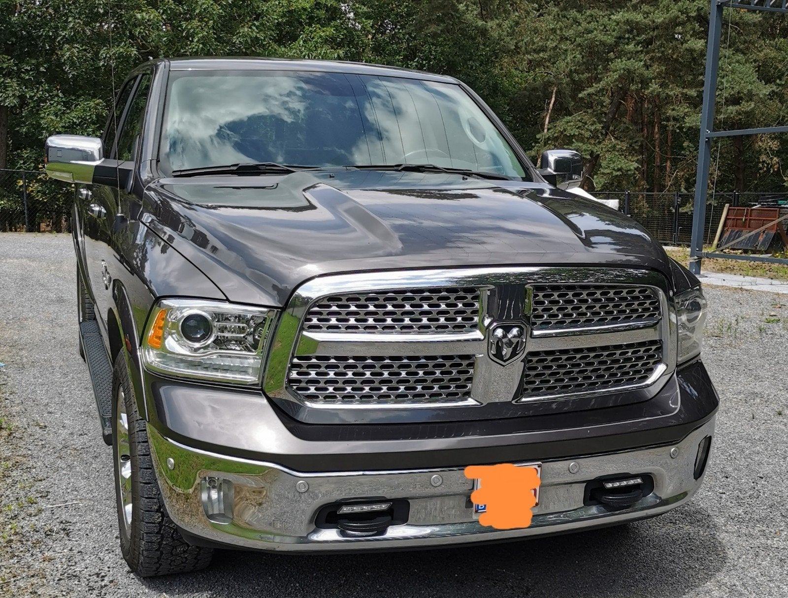 Dodge Ram 1500 Laramie, Autos, Cuir, Argent ou Gris, Achat, Noir