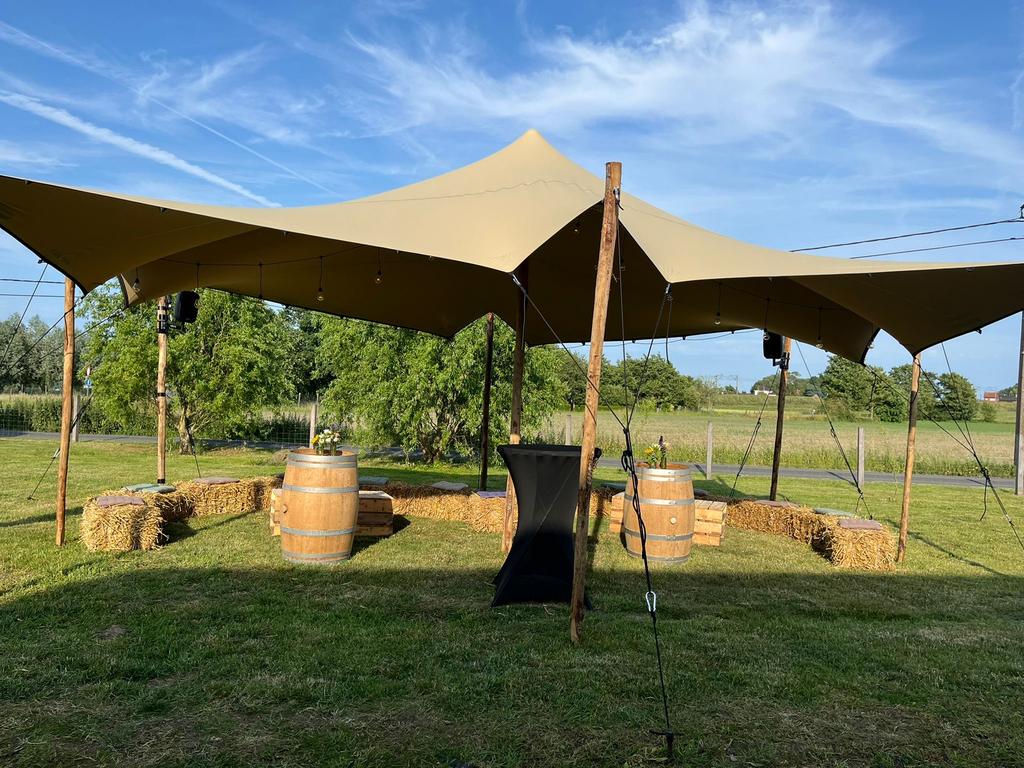 Feest tent te huur, Tuin en Terras, Ophalen, Zo goed als nieuw