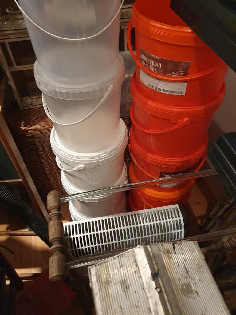 Plastiek emmers, Tuin en Terras, Ophalen