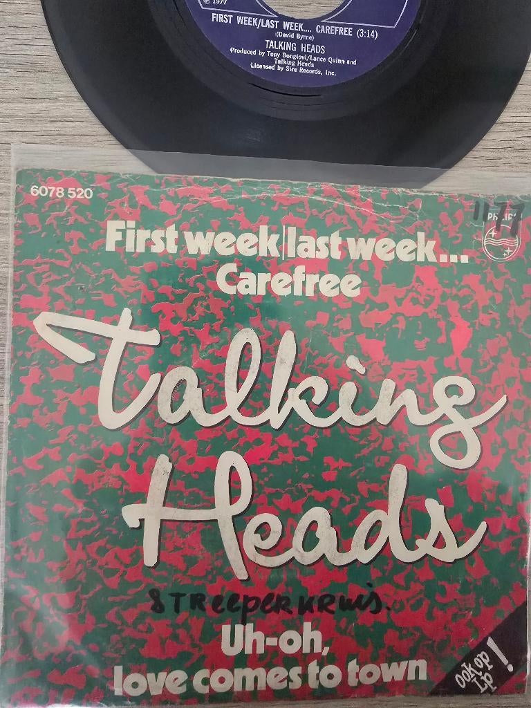 Talking Heads/ first week/last week carefree, Ophalen of Verzenden, Gebruikt, Overige formaten, Overige genres