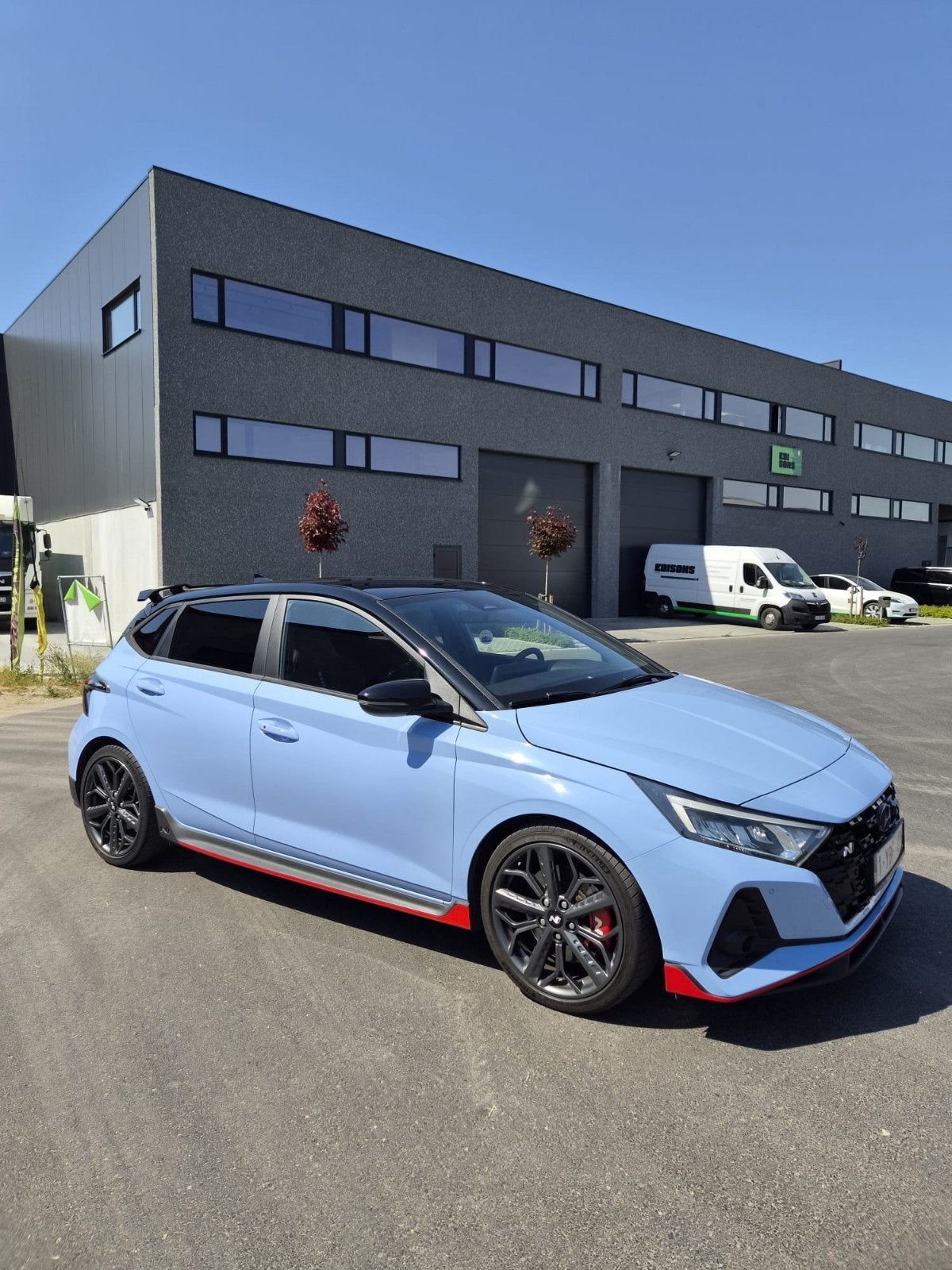 Hyundai i20N full option, Auto's, Hyundai, Voorwielaandrijving, Euro 6, 4 cilinders, Leder en Stof
