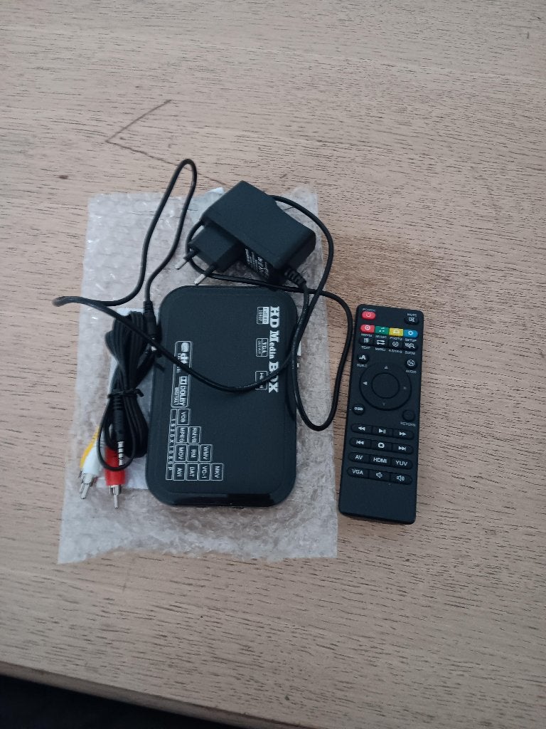 Media Player Box Met Afstandsbediening en hdmi, Audio, Tv en Foto, Mediaspelers, Ophalen, Gebruikt, HDMI, Minder dan 500 GB