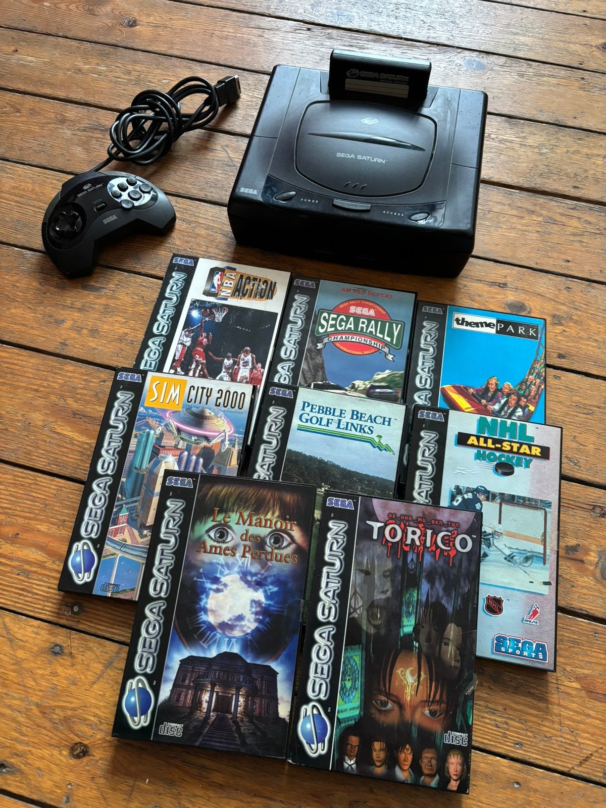 Sega Saturn + jeux, Enlèvement