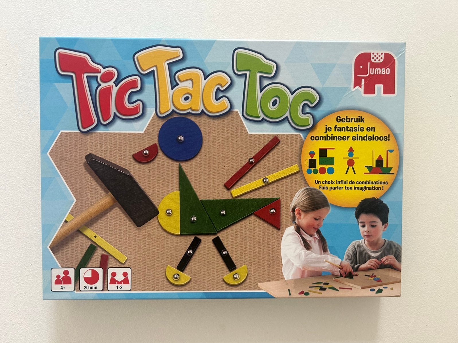 Tic tac toc - hamertje tik van Jumbo, Ophalen of Verzenden, Gebruikt, Overige typen
