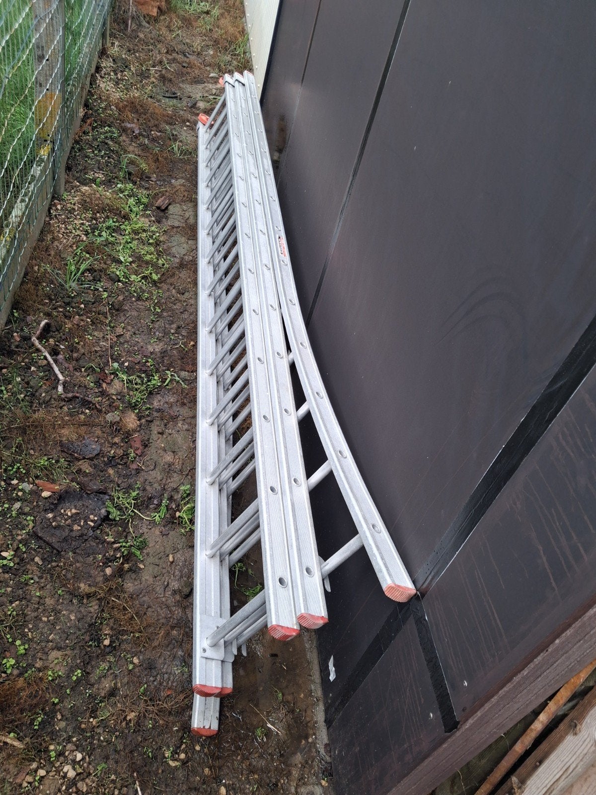 ladder,, Ophalen, Zo goed als nieuw, Ladder, Opvouwbaar of Inschuifbaar