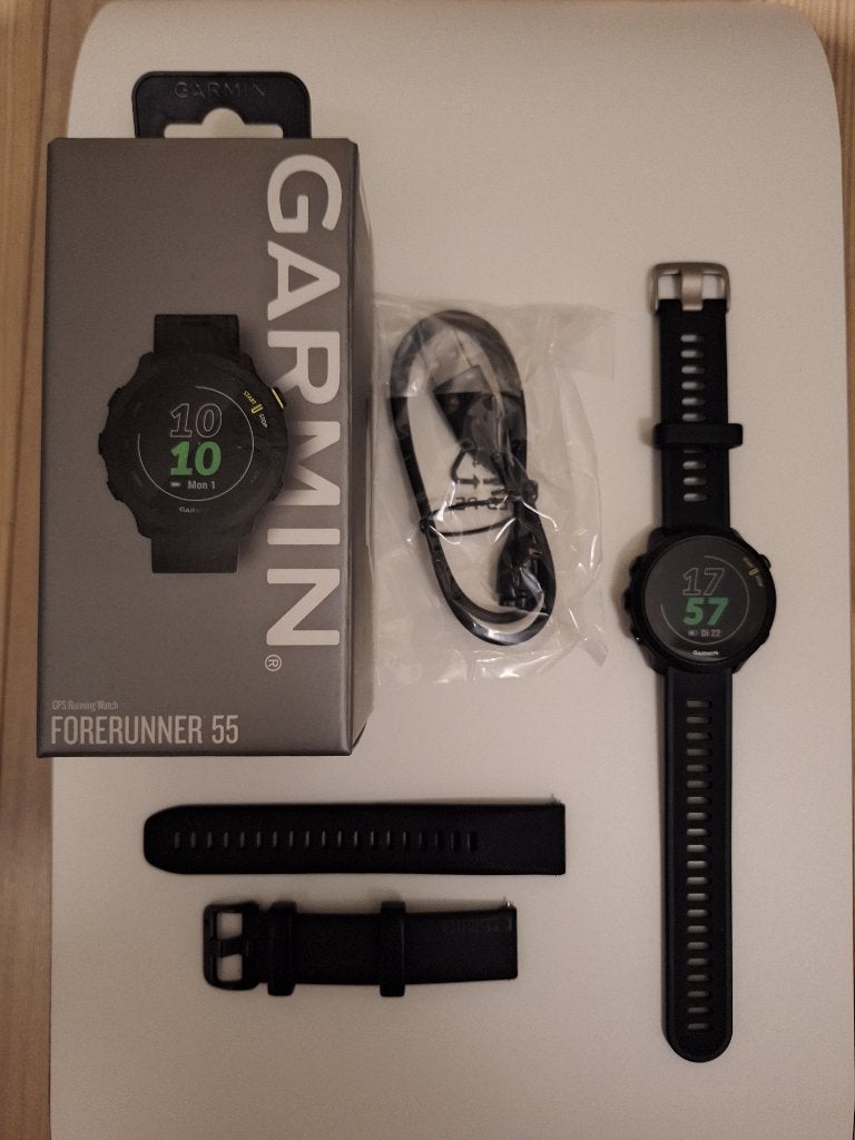 Garmin Forerunner 55, Étanche, Comme neuf, Enlèvement, Avancer d'un pas