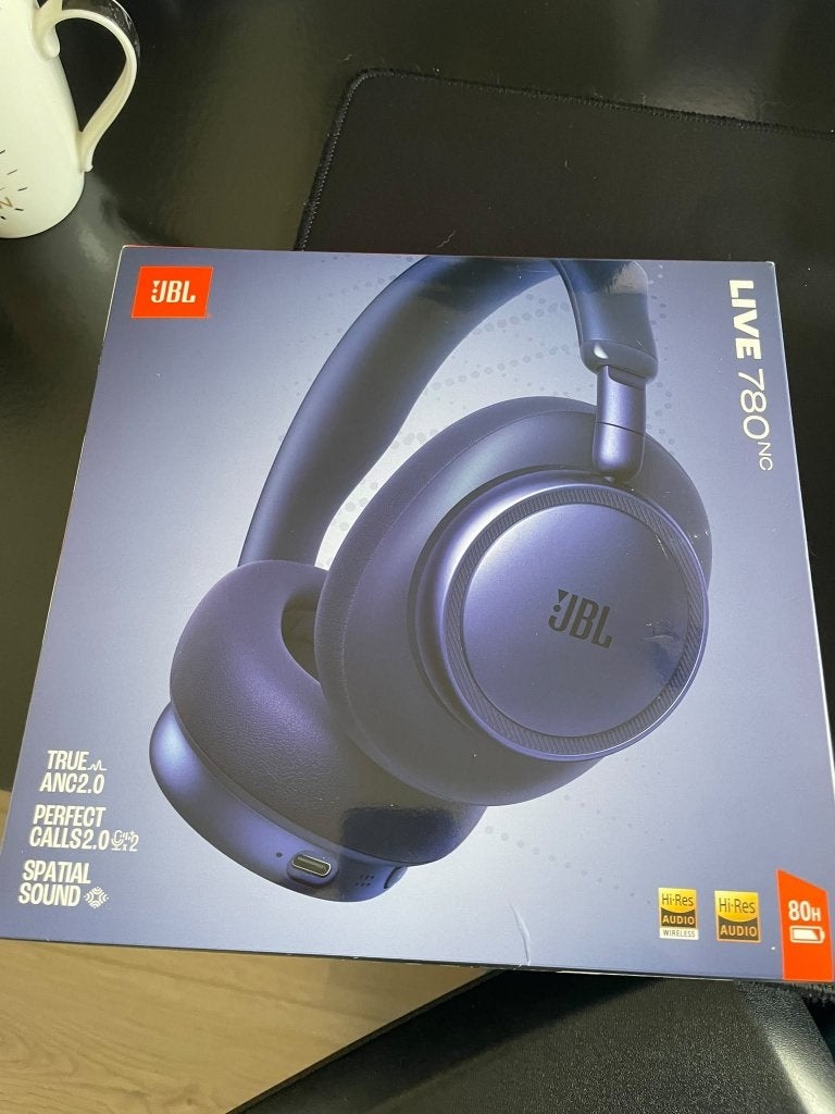 JBL Live 780 NC Blauw, TV, Hi-fi & Vidéo, Neuf, Sans fil, Bleu, Circum-auriculaire