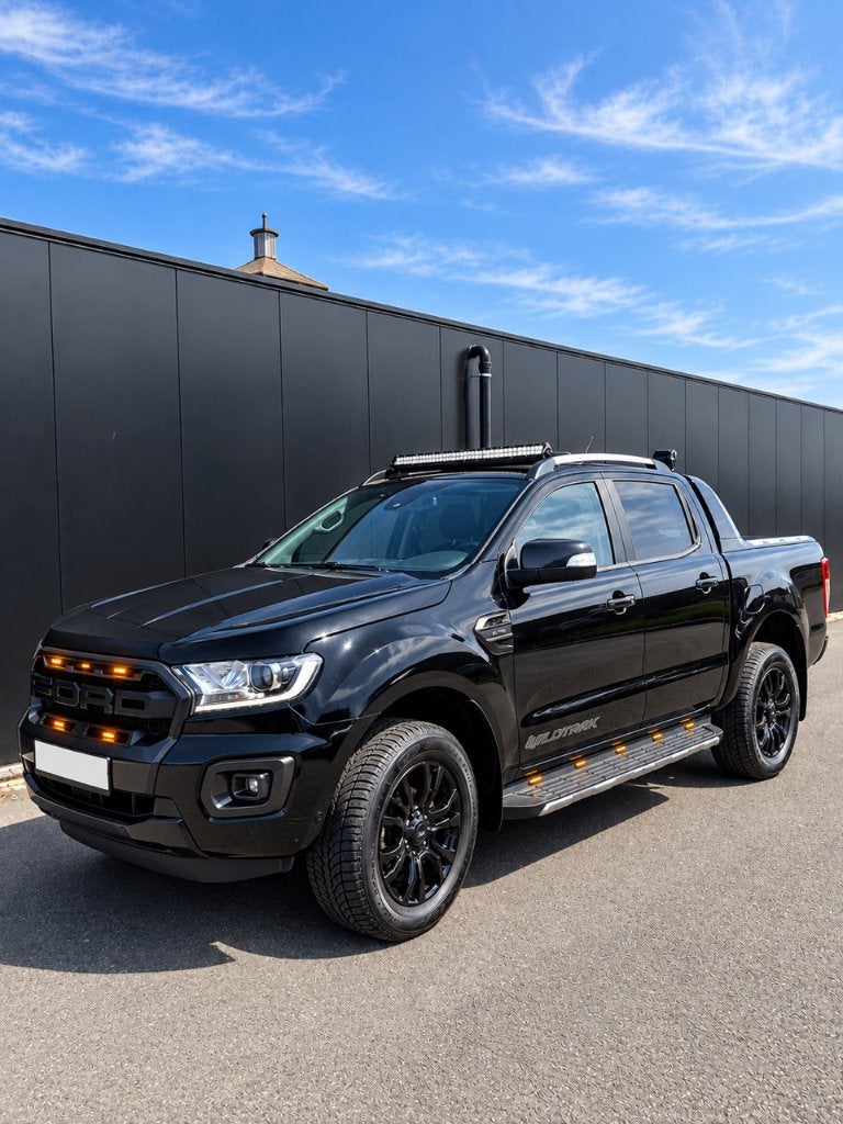 Ford Ranger 2.0 BiT Wildtrak 2022 - Veel opties!, Autos, Euro 6, Carnet d'entretien, Noir, 5 portes