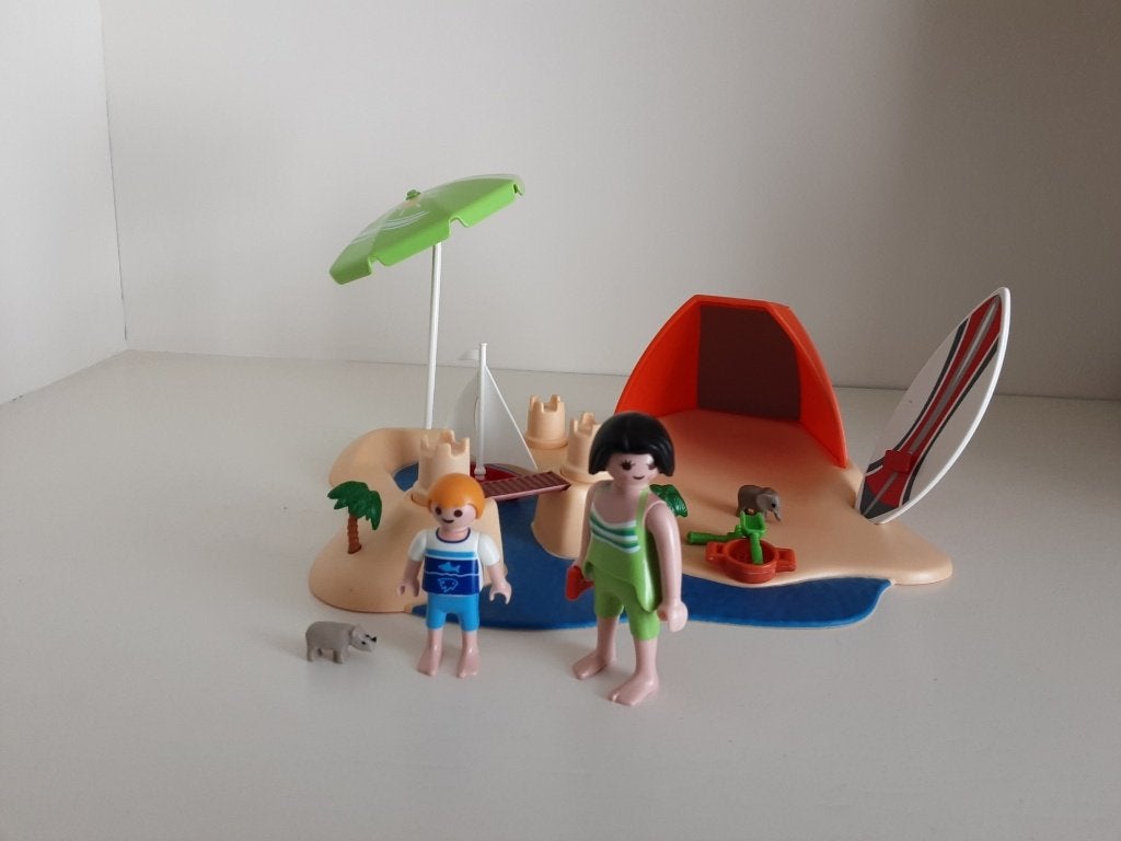 Playmobil stranddag - met handleiding, Ophalen of Verzenden, Zo goed als nieuw, Complete set, Overige typen