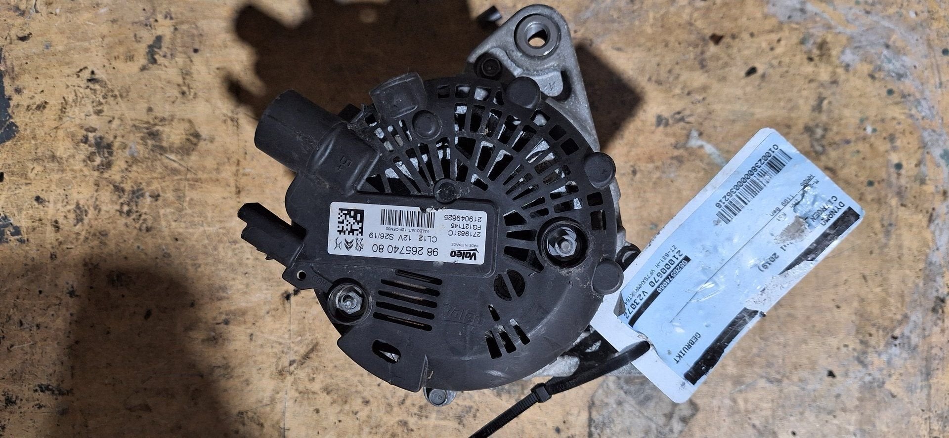 Originele Dynamo Peugeot Citroën 1.2 PureTech 9826574080 Val, -, Utilisé, -, -