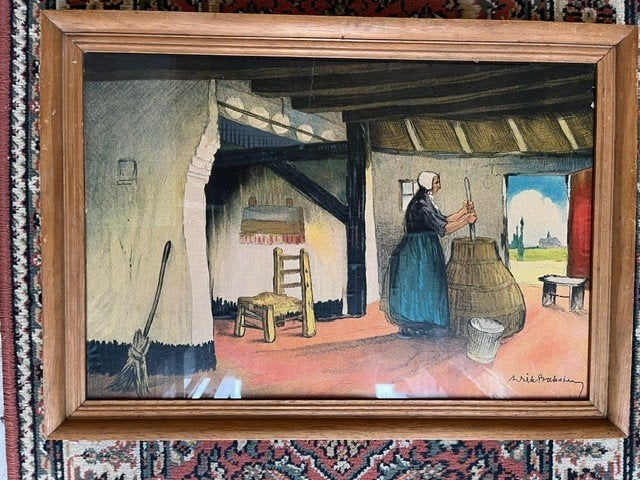Dirk Baksteen -etser, Enlèvement ou Envoi, Vie quotidienne, Original, Autres techniques