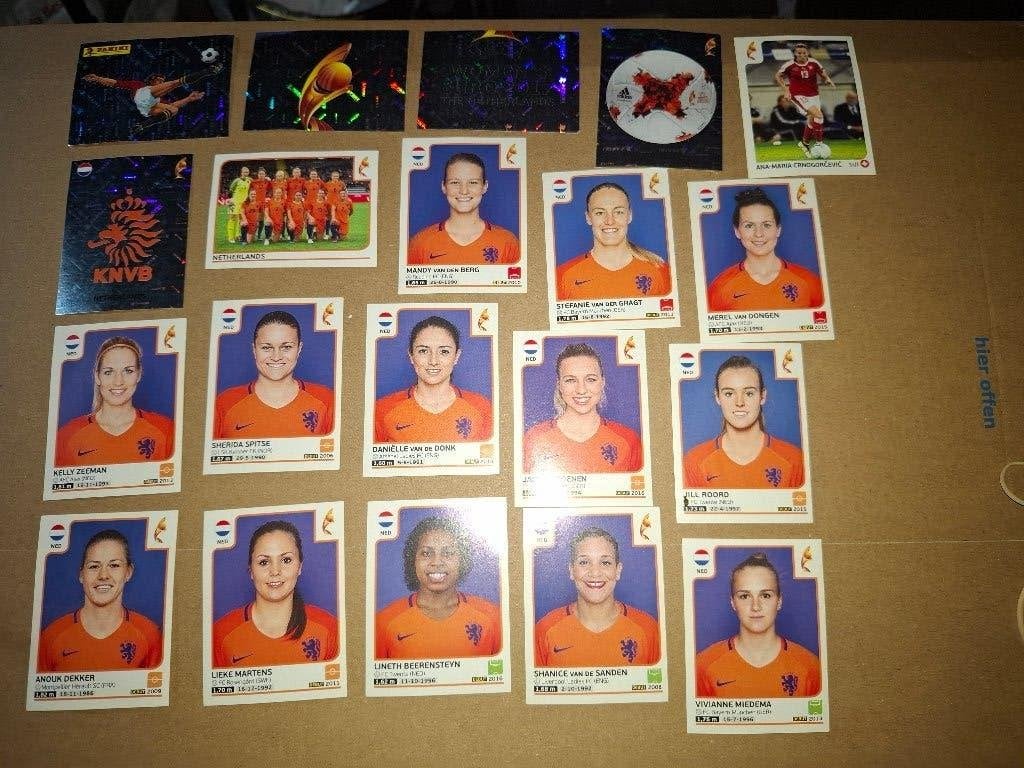 Panini 2017 UEFA WOMENS EURO THE NETHERLANDS, Ophalen of Verzenden, Zo goed als nieuw, Poster, Plaatje of Sticker