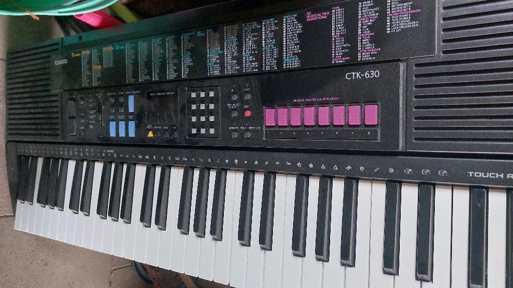 Casio CTK-630 VINTAGE Keyboard, Connexion MIDI, Comme neuf, Enlèvement, 61 touches