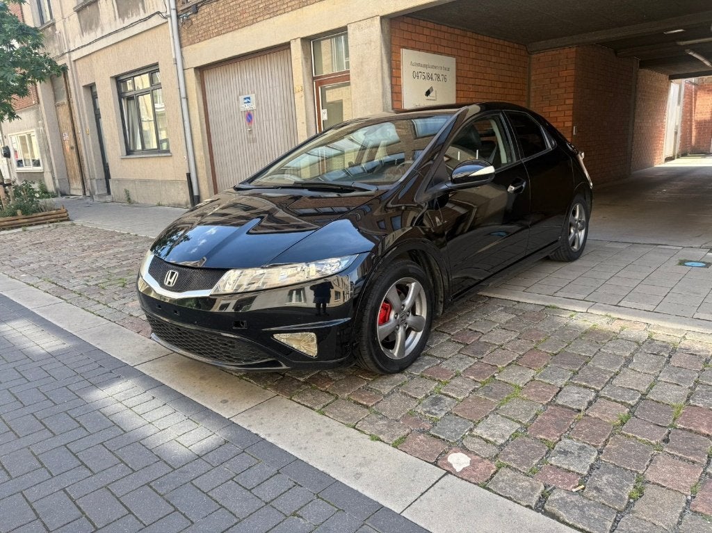 HONDA CIVIC / 1.4 BENZINE / AC / 100PK, Auto's, Voorwielaandrijving, Zwart, 4 cilinders, 1257 kg