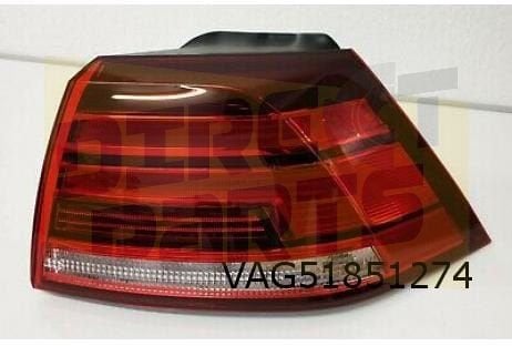 Volkswagen Golf VII (2/17-2/20) achterlicht Rechts buiten LE, Neuf, -, Volkswagen, -