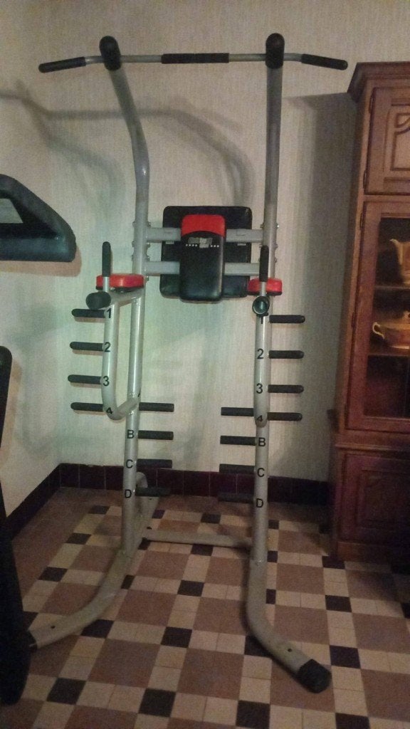 Christopeit Sport multifunctionele power tower, Ophalen, Gebruikt, Armen, Krachtstation