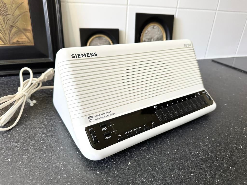 Radio Siemens RG 317 space age 80’s, Enlèvement, Comme neuf, Radio