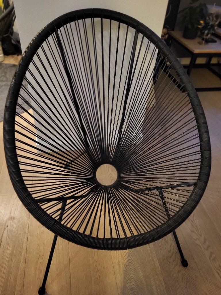 Kuipstoeltjes, Huis en Inrichting, Stoelen, Ophalen, Twee, Zwart, Zo goed als nieuw