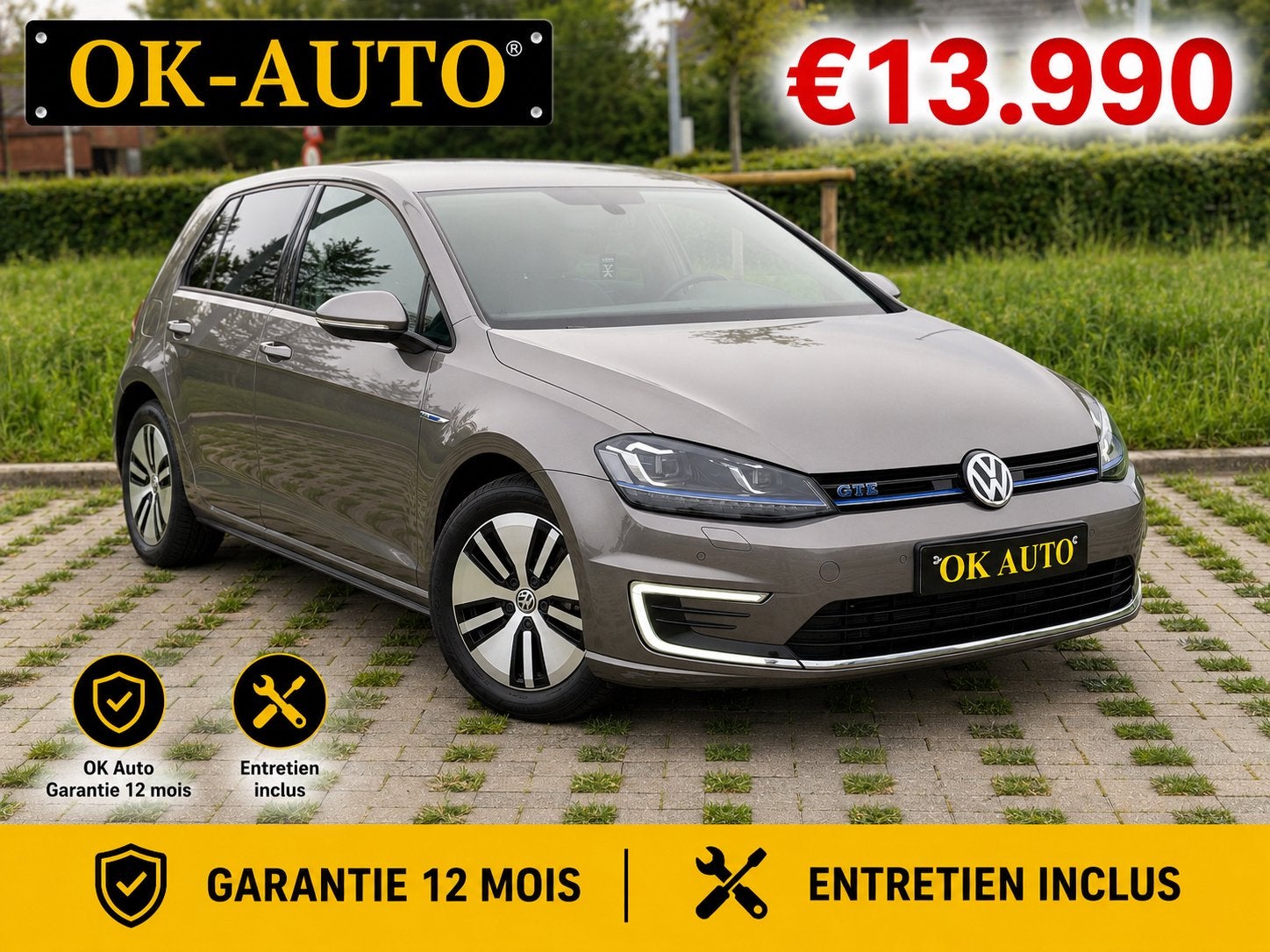 Vw Golf GTE Garantie 12 Mois Carplay/Cuir/DSG, Achat, Euro 6, 35 g/km, Autres couleurs