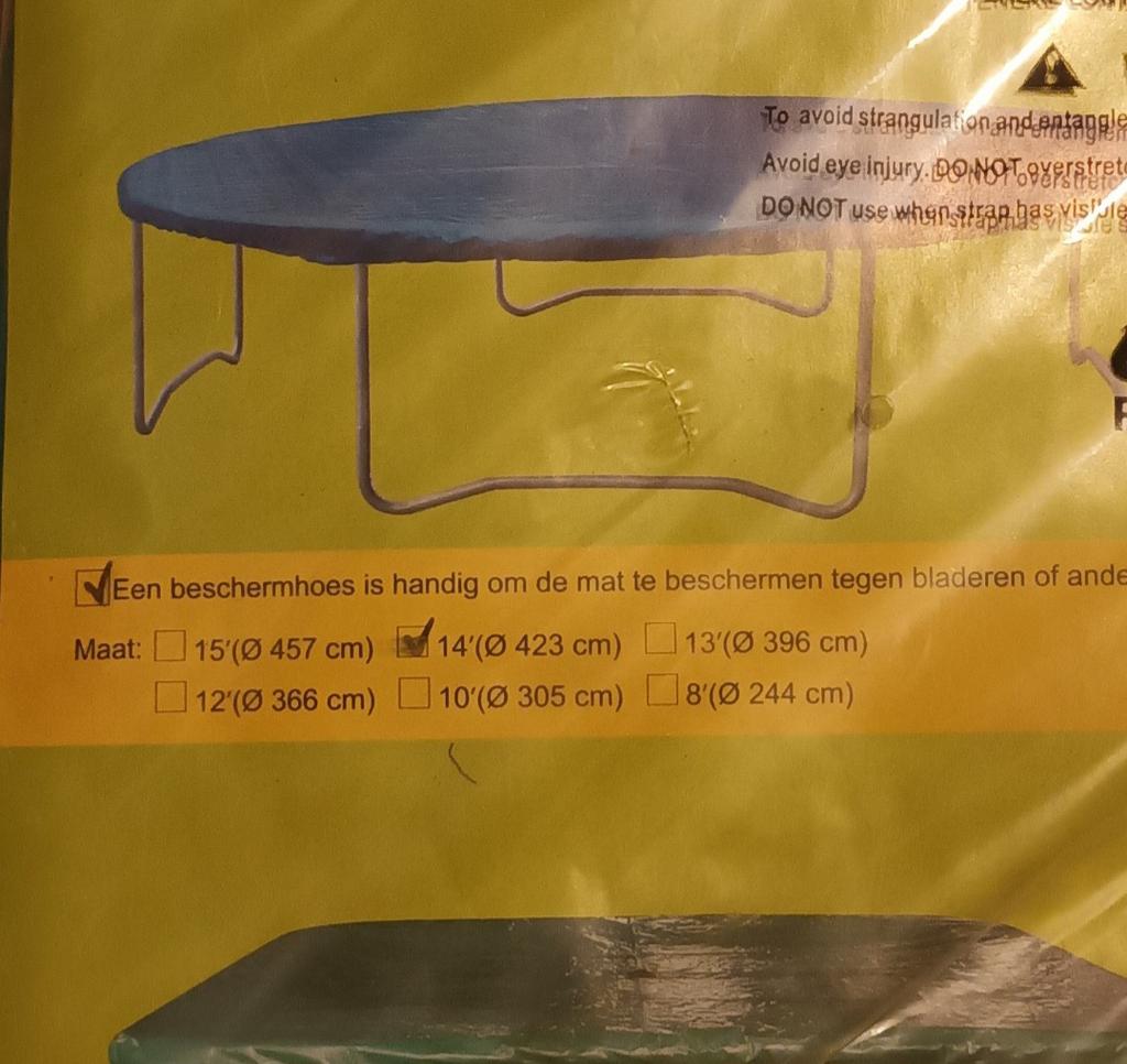 Trampoline beschermhoes 420 cm Nog nieuw in verpakking, Enlèvement ou Envoi, Neuf