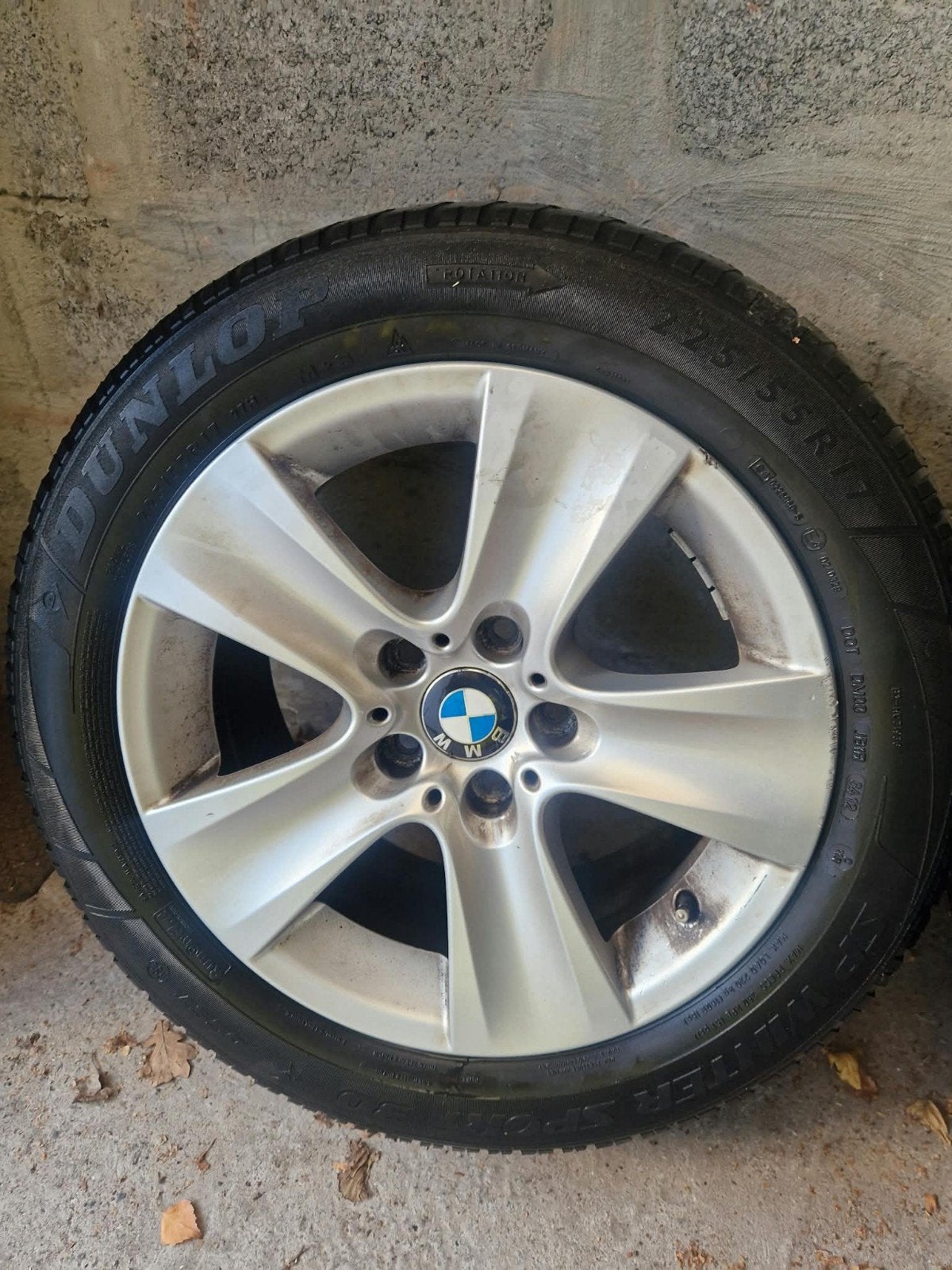 4 jantes alu bmw 225 / 55 / 17  Neige, Particulier, Achat