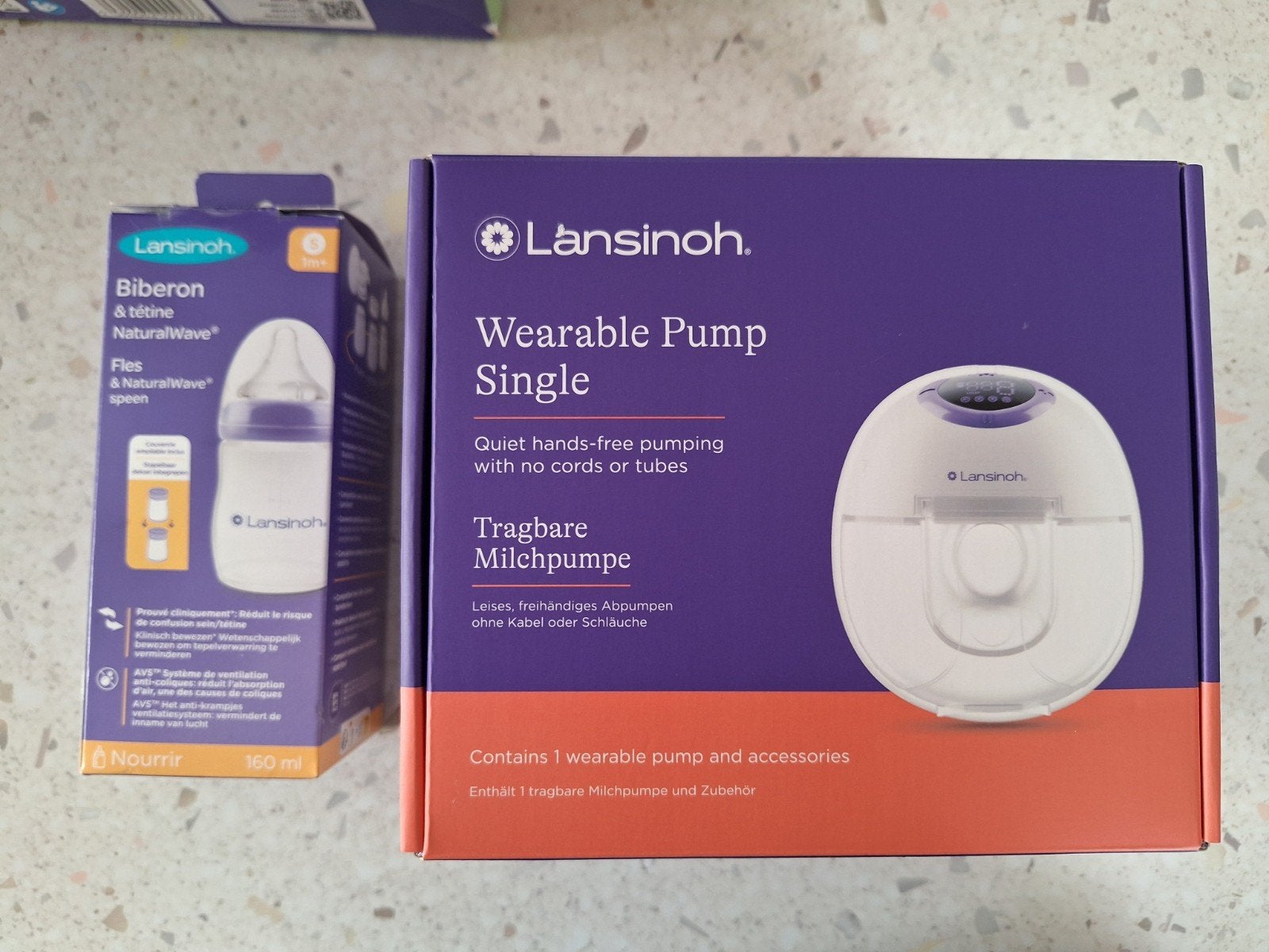 Tire lait Lansinoh main libre 1x, Enlèvement, Utilisé, Autres marques, Sans fil