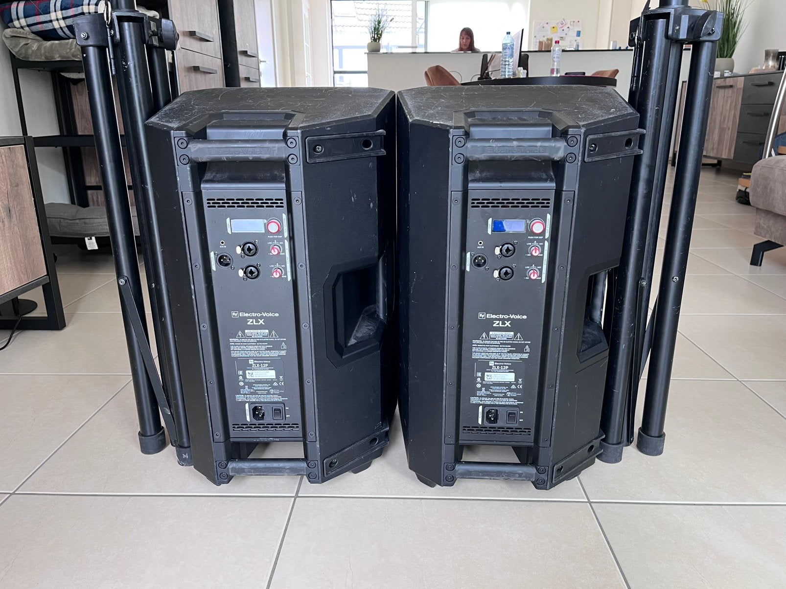 2X Electro-voice ZLX-12P, Audio, Tv en Foto, Luidsprekerboxen, Gebruikt, Inclusief standaarden, Speakerset, Ophalen