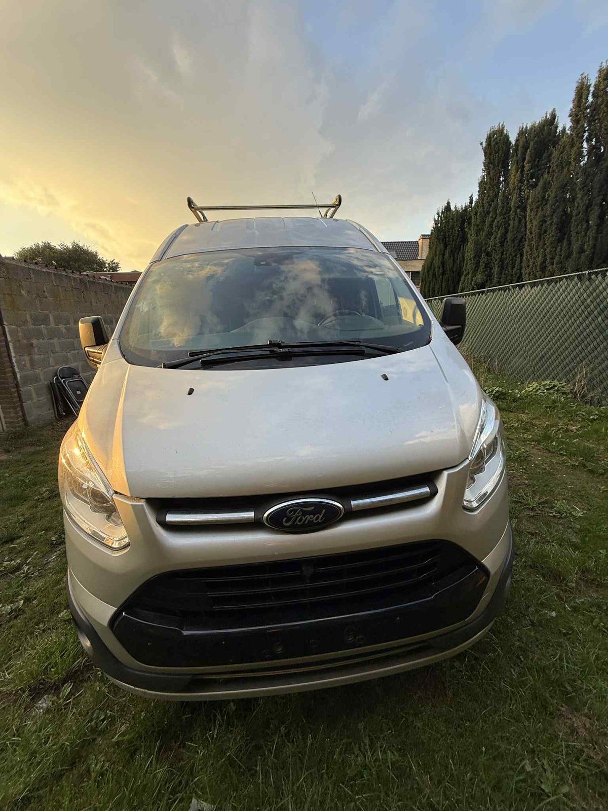 Ford Transit personnalisé, Autos, Argent ou Gris, Euro 6, 3 places, Carnet d'entretien