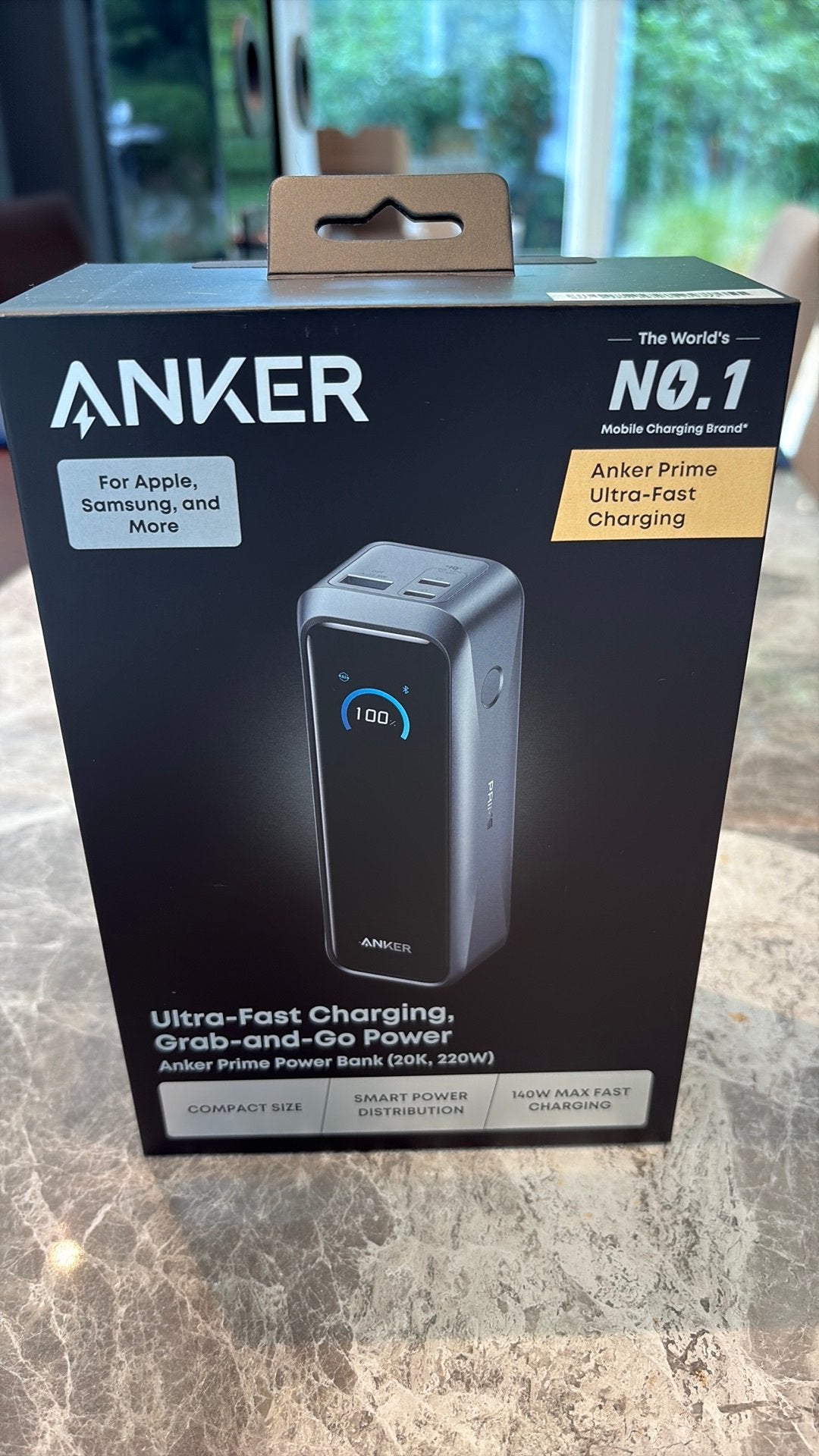 Anker prime 20k, Ophalen, Anker