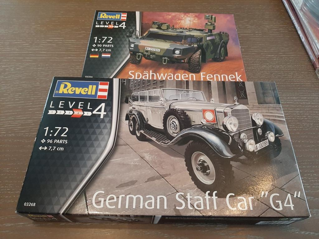 2 Revell bouwdozen militaire voertuigen, Hobby en Vrije tijd, Ophalen of Verzenden, Revell