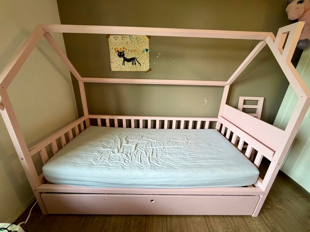 Lit enfant Artisan Designer, 85 à 100 cm, Enlèvement, Matelas, 180 cm ou plus