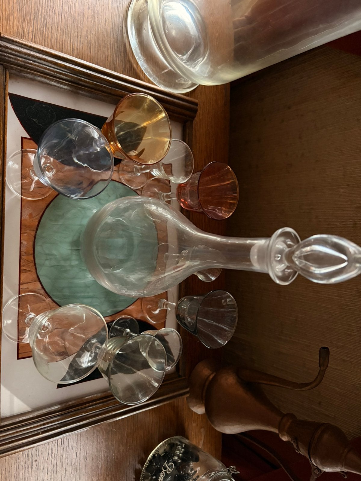 Vintage glaswerk, Ophalen
