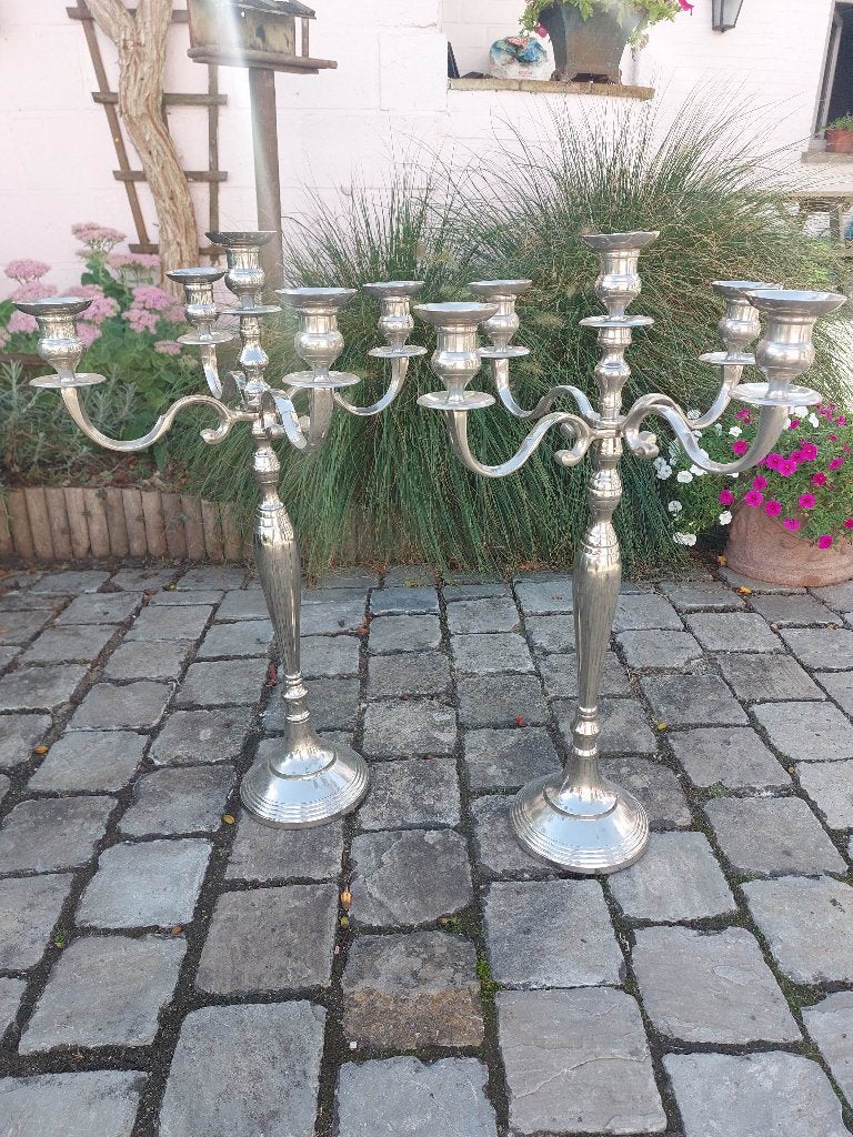 Chandeliers 2, Maison & Meubles, Enlèvement, Utilisé, Métal, Chandelier