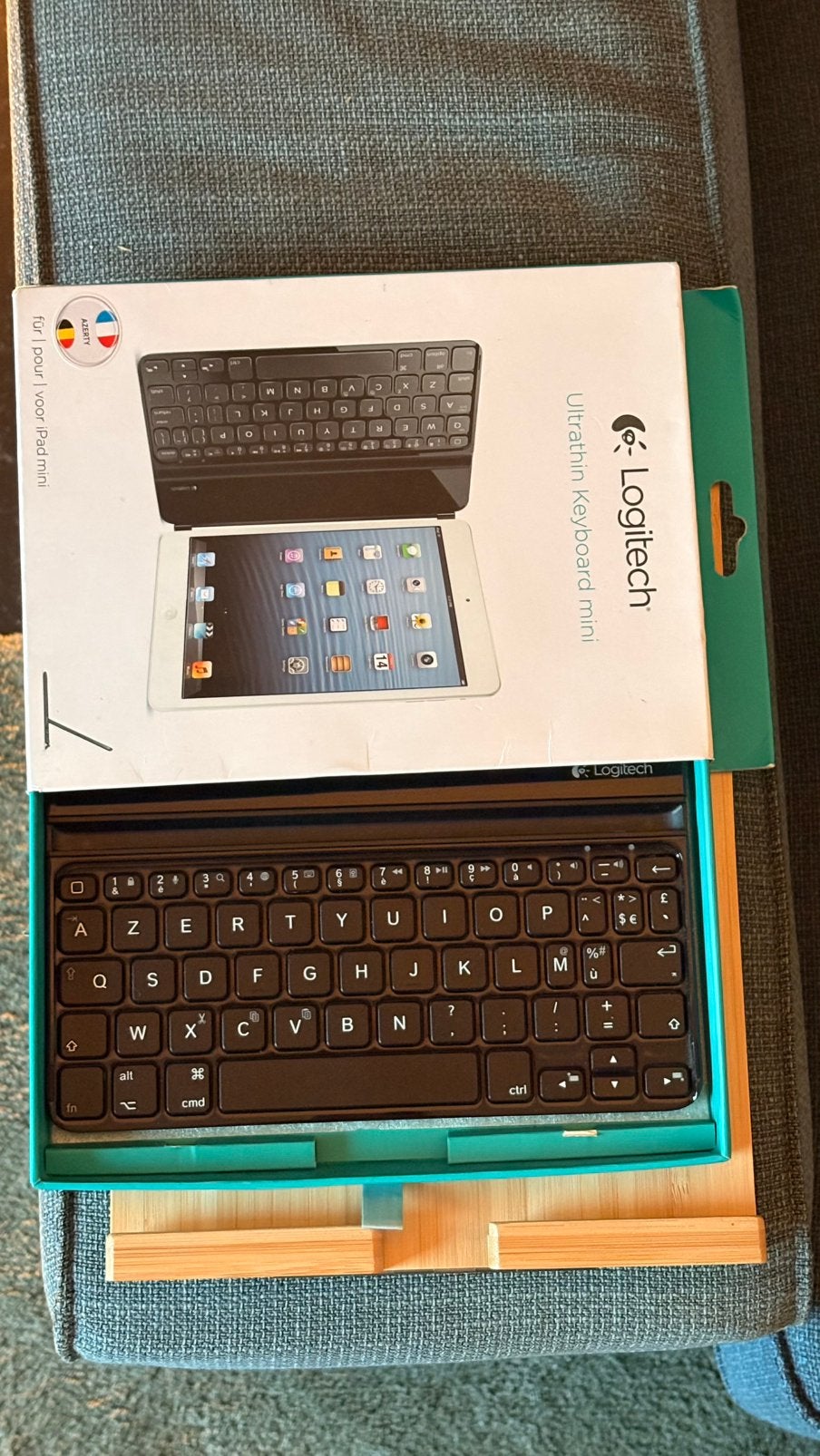 Logitech-toetsenbord, Ophalen of Verzenden, Azerty, Gebruikt, Draadloos