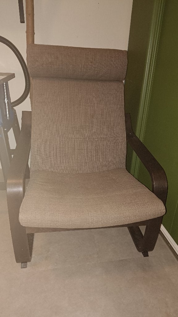 Poang Ikea zetel, Huis en Inrichting, Fauteuils, Ophalen, Minder dan 75 cm, Zo goed als nieuw, Stof