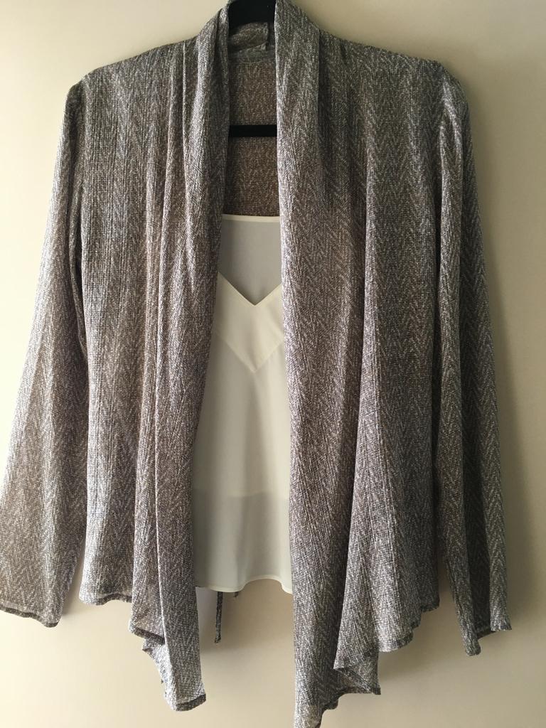 Voile vestje/bloes “Gianfranco Ferré Studio”, small, Kleding | Dames, Blouses en Tunieken, Zo goed als nieuw, Overige kleuren