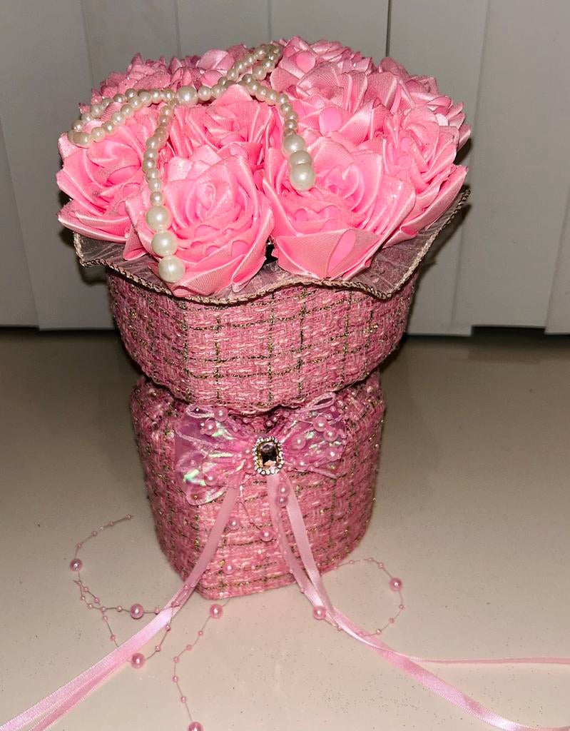Bouquet Barbie en fleurs de satin, Ophalen of Verzenden, Zo goed als nieuw