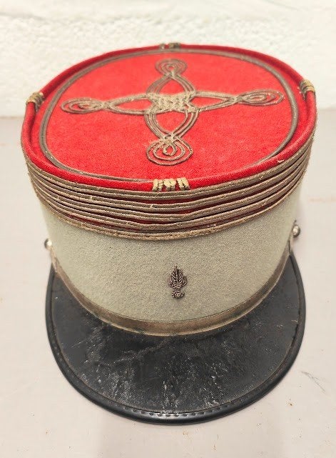 Franse Kepi van kolonel van de Chasseurs à Cheval (wo2), Verzamelen, Ophalen of Verzenden, Landmacht, Helm of Baret